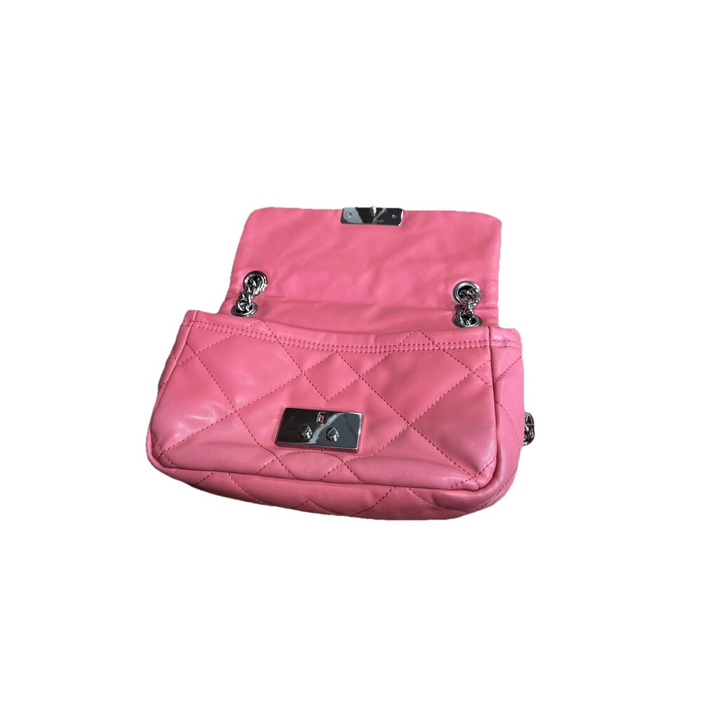 Marc Jacobs Quilted Moto Women’s Barbie Pink Shoulder Bag Crossbody Handbag - Picture 7 of 16